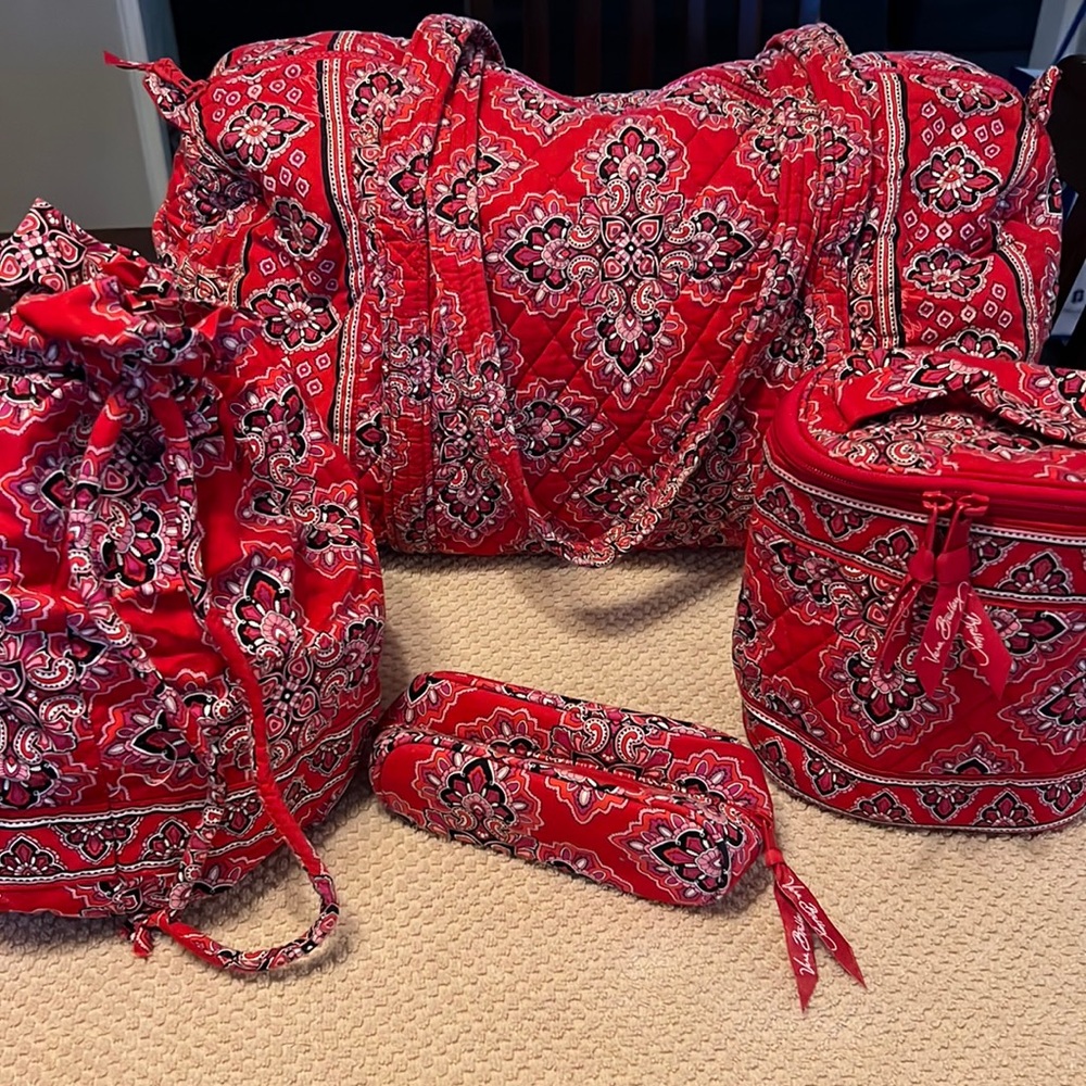 Vera Bradley-duffle-ditty bag-eyeglass case-accessory bag